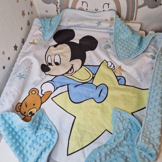 Minky flīsa sedziņa “Mikipele”
