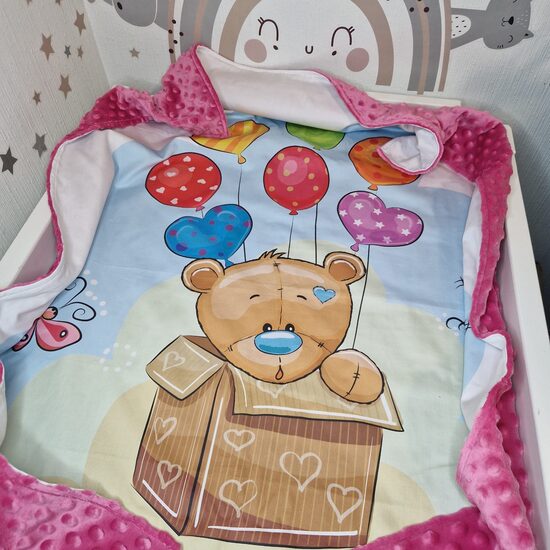 Minky flīsa sedziņa “Lācītis”