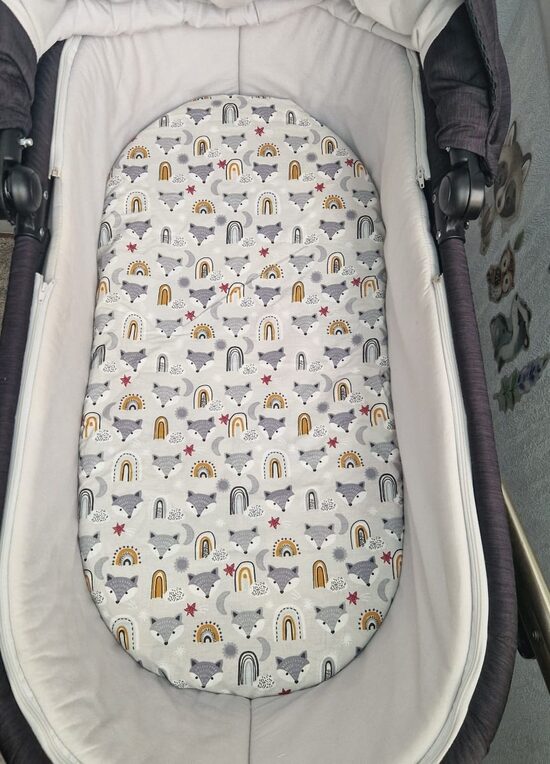 Kokvilnas ratu paladziņš “Pelēkā lapsa”