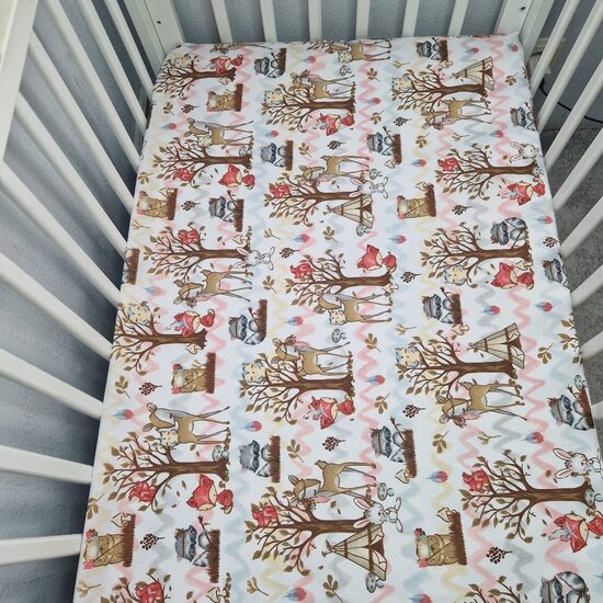 Kokvilnas palags ar gumiju - vigvami 