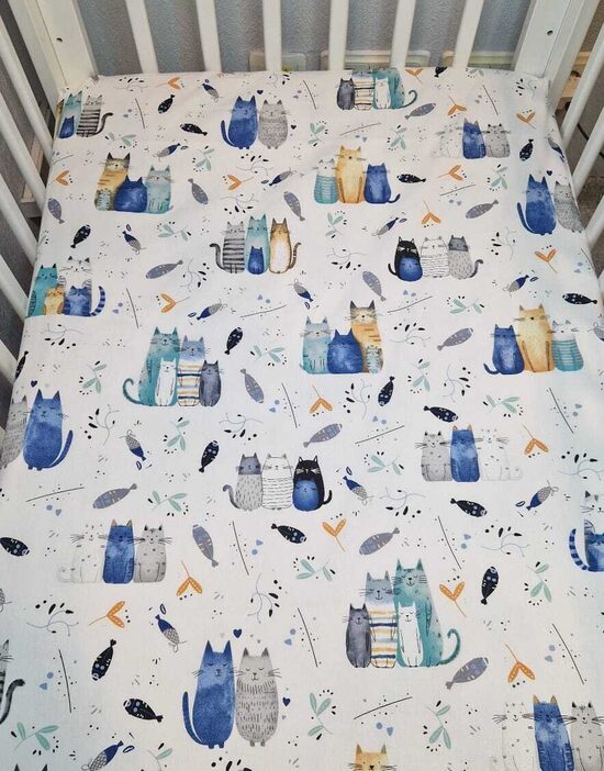 Kokvilnas palags ar gumiju 