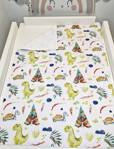 Mitrumnecaurlaidīgs paladziņš ar dino un bruņurupuci